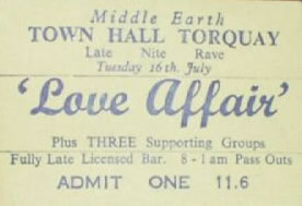Town Hall Torquay, 1968.