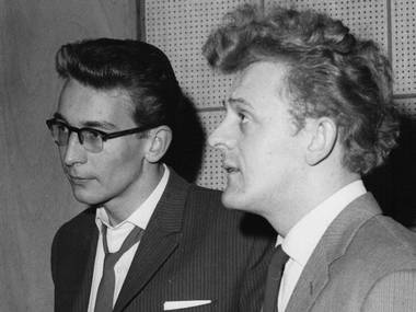 Mike Smith (left) Record Producer for LOVE AFFAIR/Georgie Fame/The Marmalade & a host of others. Quote from Steve - Mike was a great guy & produced some 60`s classics with Mike Ross Engineering
