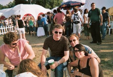 Nathan (Love God!) Thursting, Ed (Chemical Brothers),. Steve and Katie.